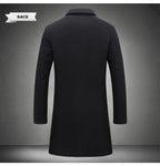 Business overcoat back