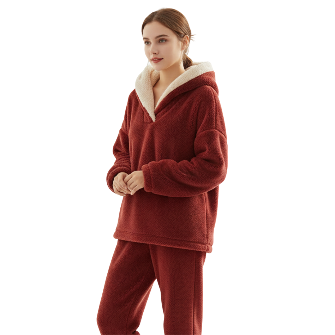 Cozy Fleece Pyjama Two-Piece Set