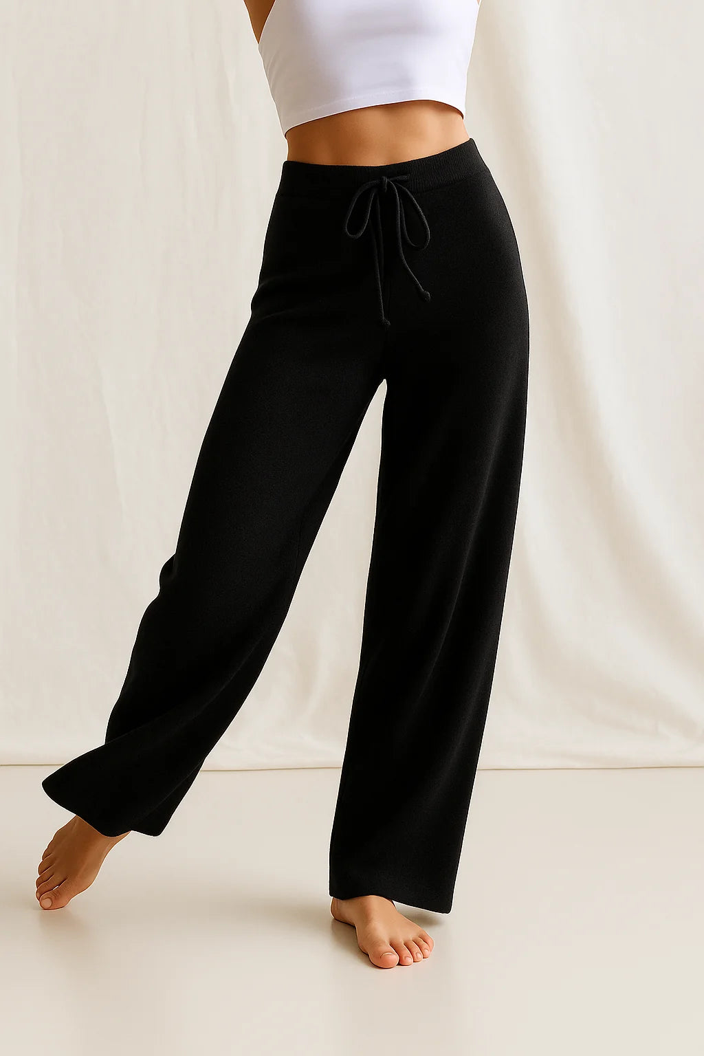 High-Waist Joggers Knit Lounge