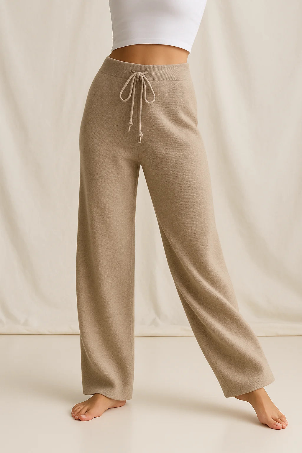 High-Waist Joggers Knit Lounge