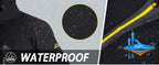 Ski jacket hood detail