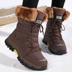 Winter boots waterproof insulated with anti-slip rubber sole, gallery view 5