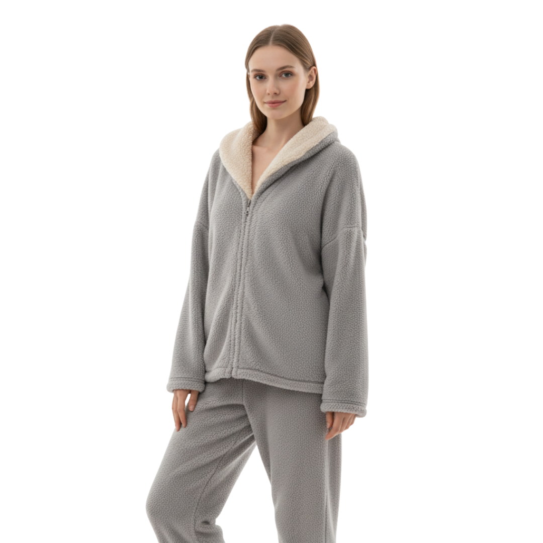 Cozy Fleece Pyjama Two-Piece Set