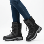 Splashproof Snow Boots Plush-Lined