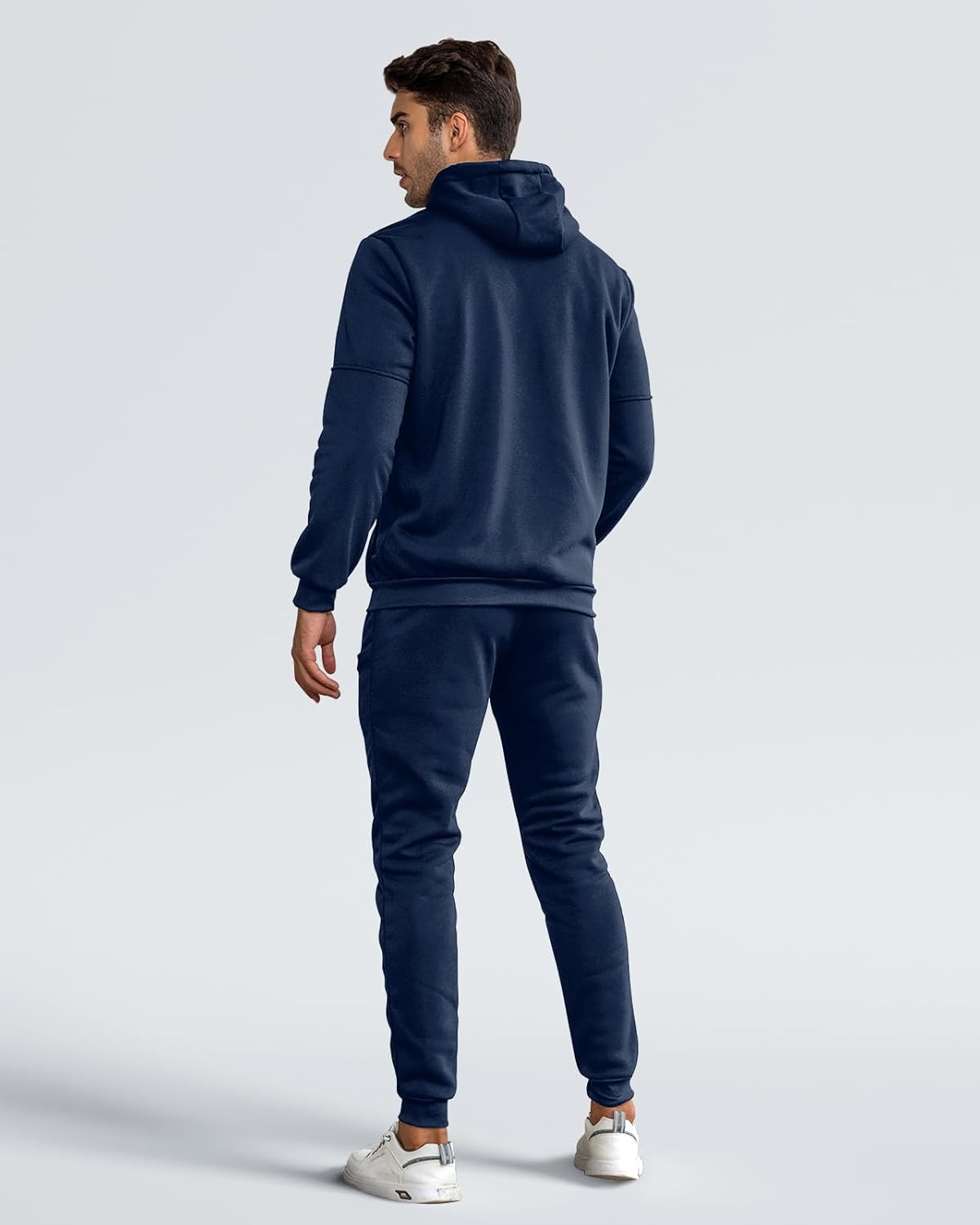 Tracksuit set slim fit breathable, matching pullover and joggers, gallery view 4