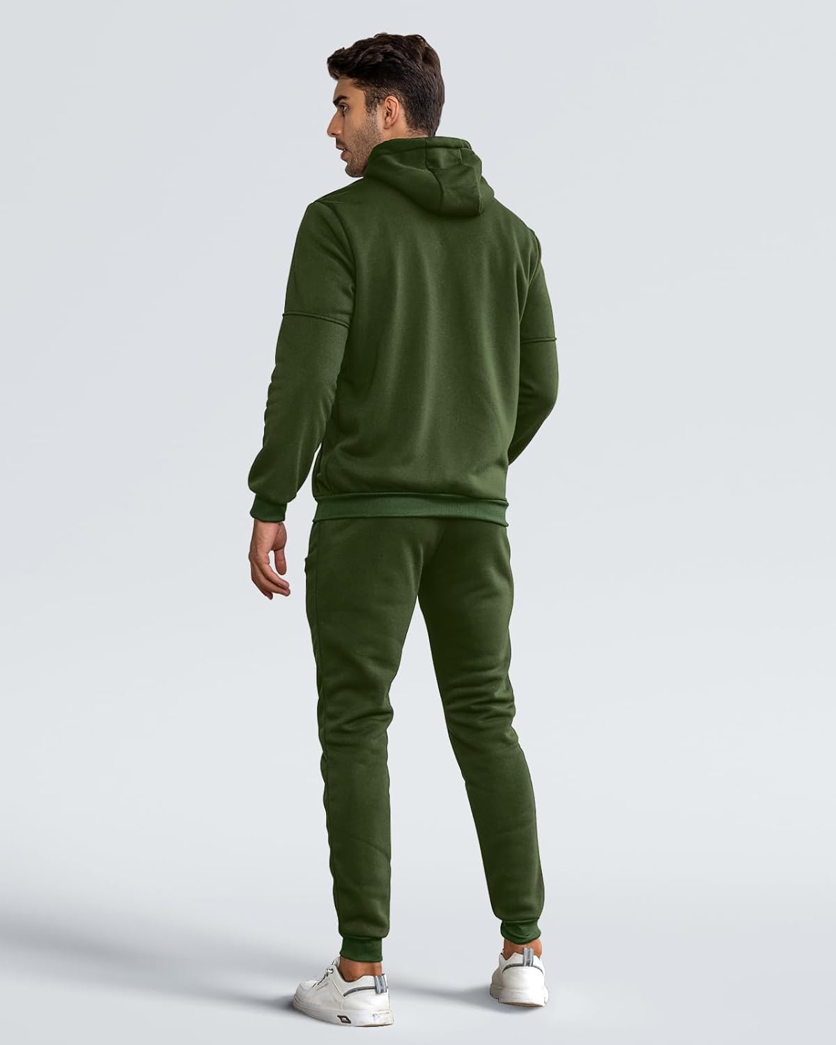 Tracksuit set slim fit breathable, matching pullover and joggers, gallery view 16