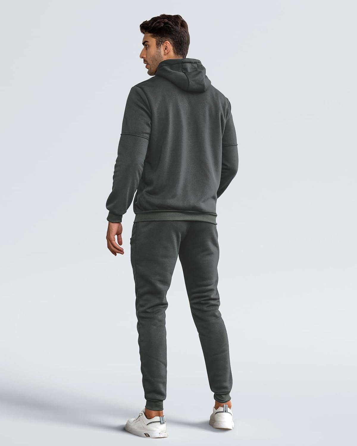 Tracksuit set slim fit breathable, matching pullover and joggers, gallery view 10