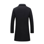 Business overcoat detail