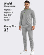 Tracksuit set slim fit breathable, matching pullover and joggers, gallery view 27