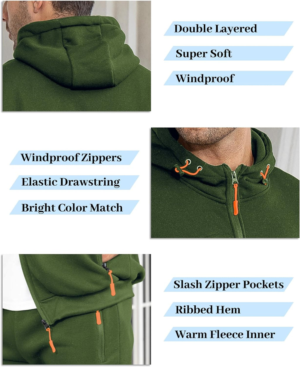 Tracksuit set slim fit breathable, matching pullover and joggers, gallery view 17