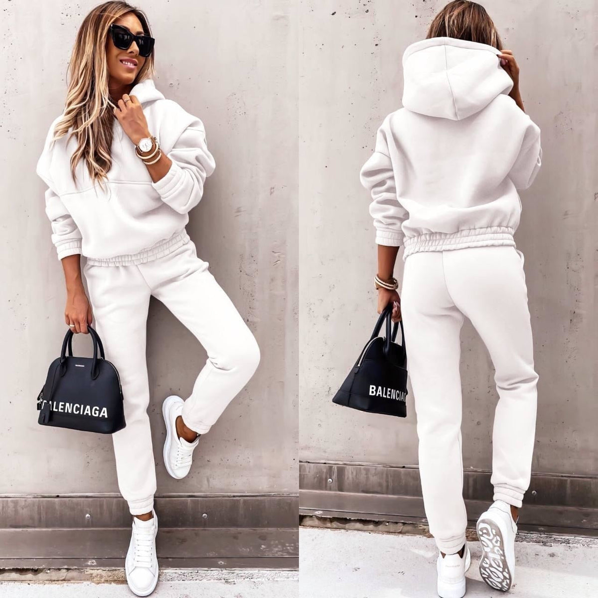 Soft Jogging Two-Piece Set