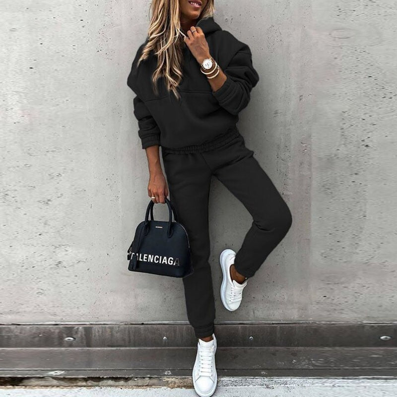 Soft Jogging Two-Piece Set