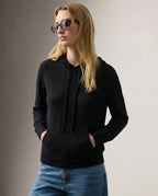 Relaxed Hooded Pullover Knit