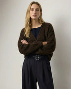 Oversized Fuzzy Knit Cardigan