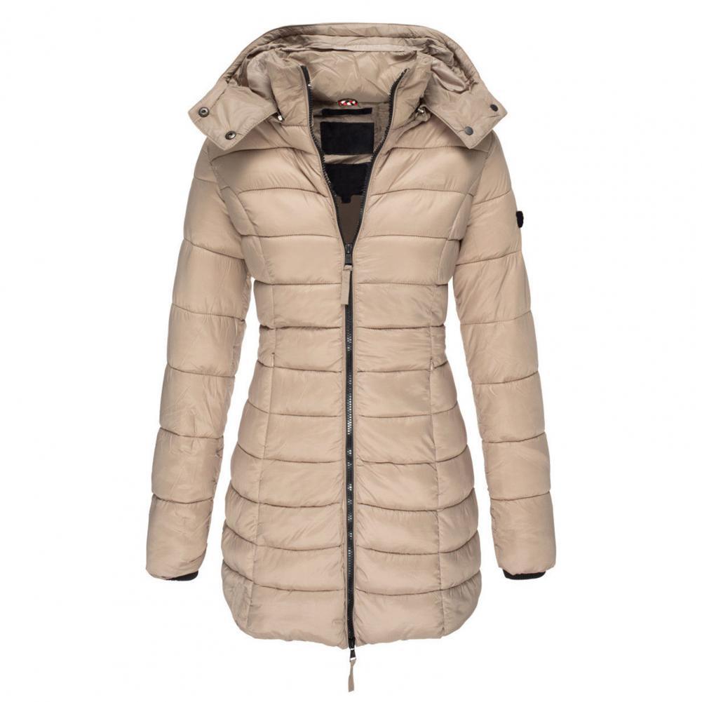 Hooded jacket with oversized fit and warm hood for all-season wear