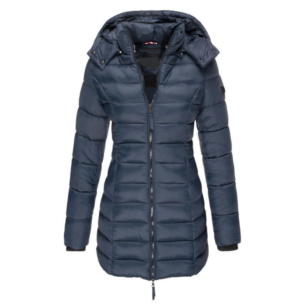Hooded jacket with oversized fit and warm hood for all-season wear