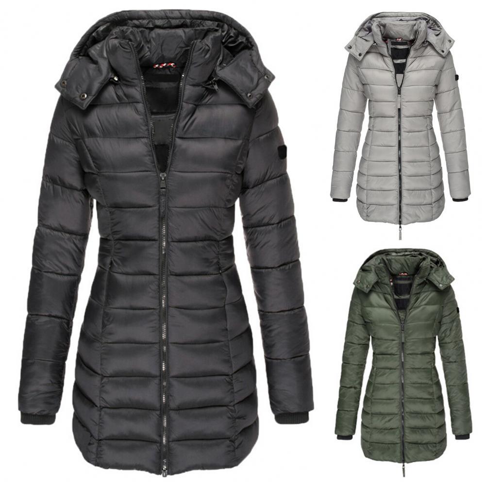 Hooded jacket with oversized fit and warm hood for all-season wear