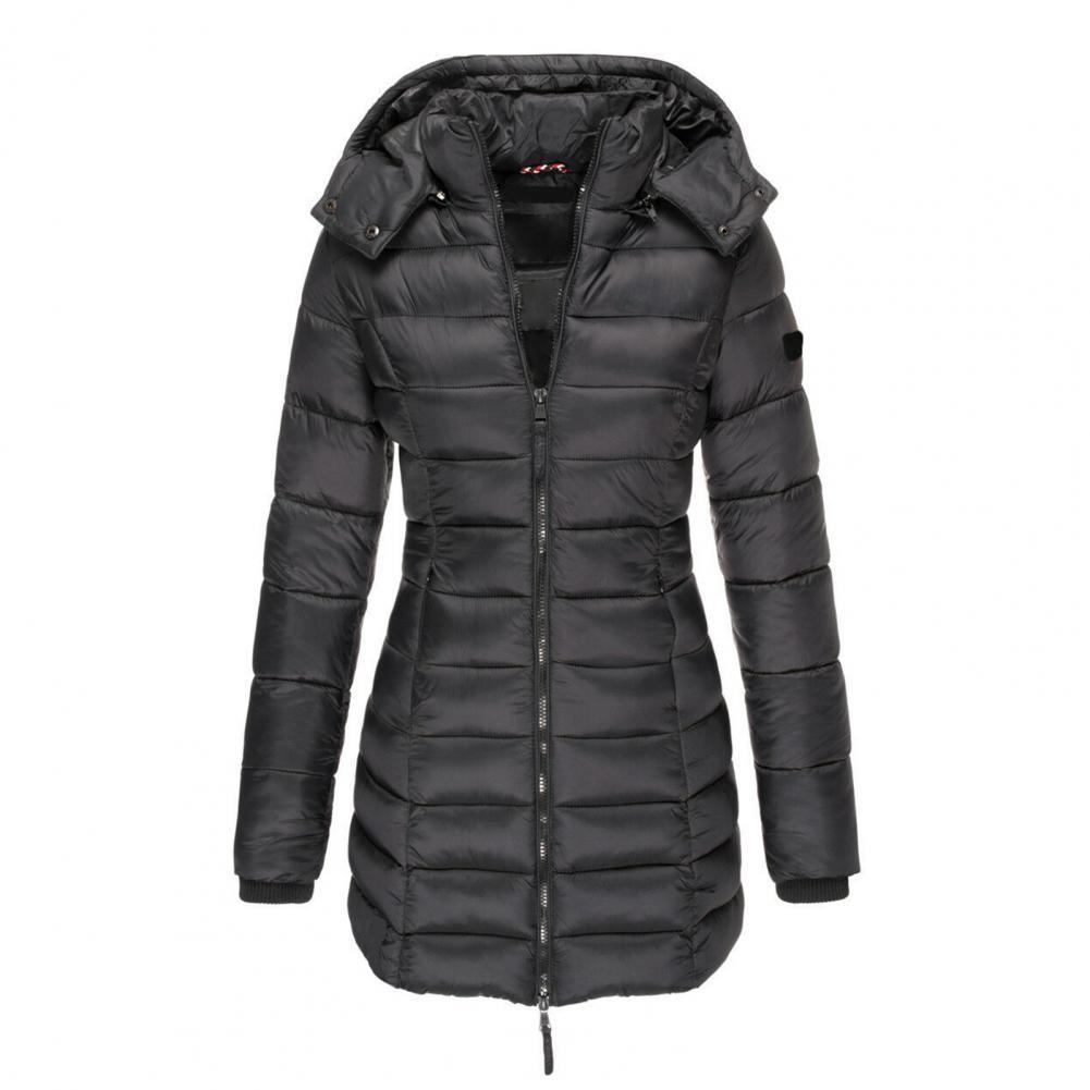 Hooded jacket with oversized fit and warm hood for all-season wear