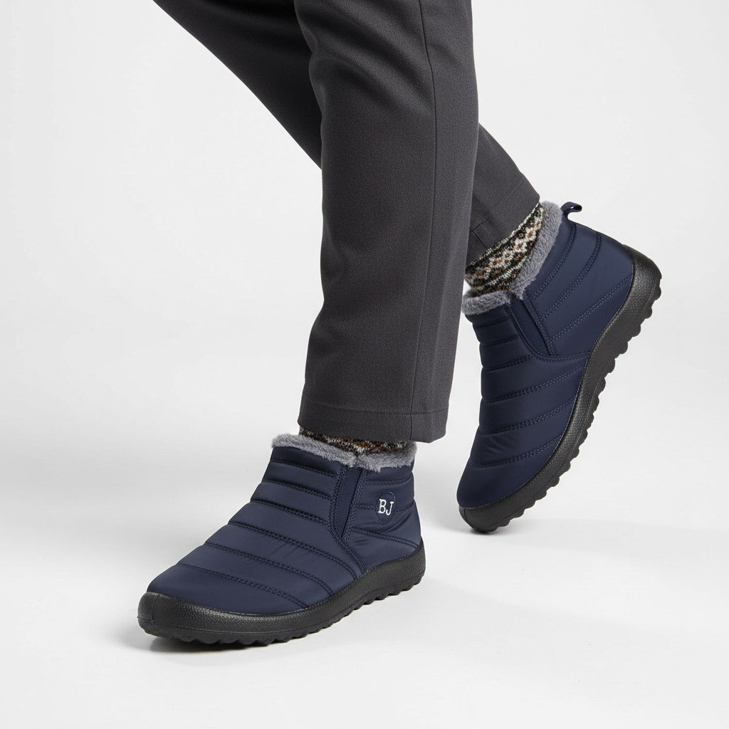 Rugged-Grip Ankle Boots Insulated