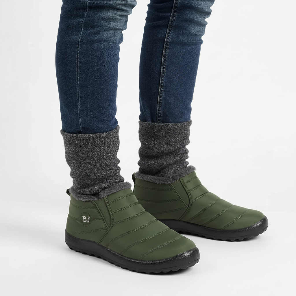Rugged-Grip Ankle Boots Insulated