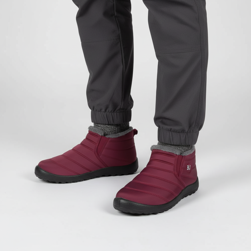 Rugged-Grip Ankle Boots Insulated
