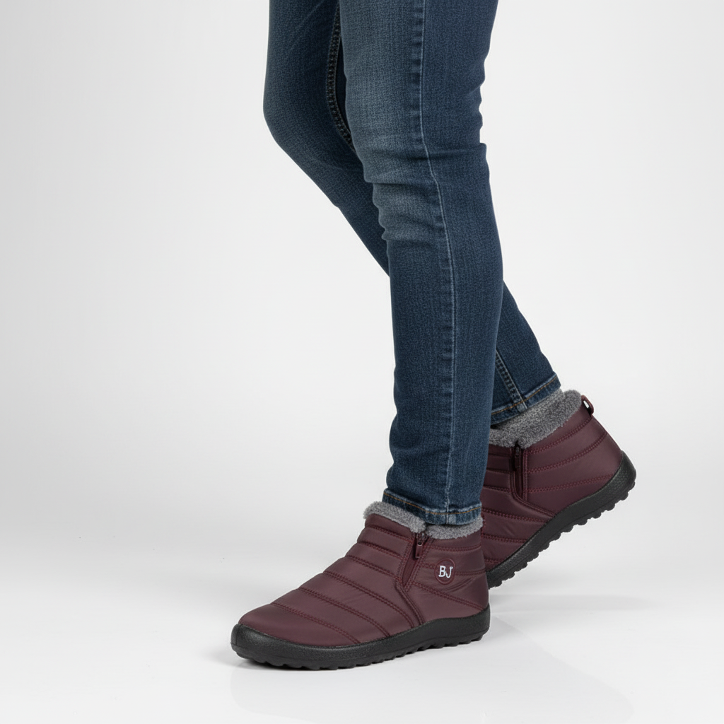 Rugged-Grip Ankle Boots Insulated