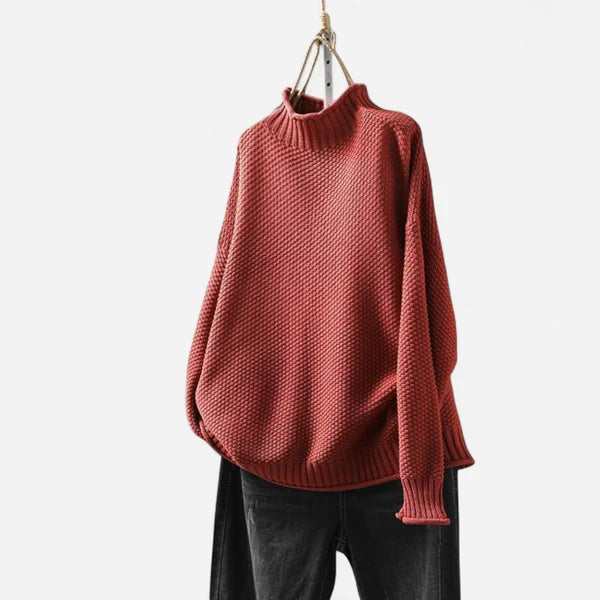 Classic Turtleneck Knit Sweater