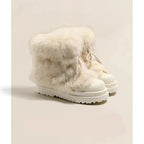 Faux-Fur Snow Boots Platform