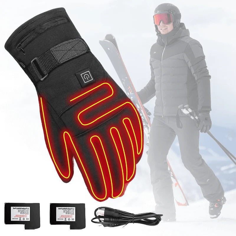 ThermoGlove Heated Gloves with Adjustable Temperature and Touchscreen Compatibility 0