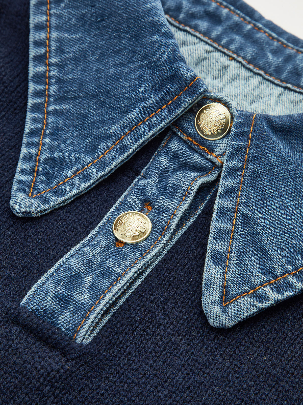 VersaStyle - 2-in-1 Panel Lapel Women's Sweater with Medium Stretch Knit Fabric 3