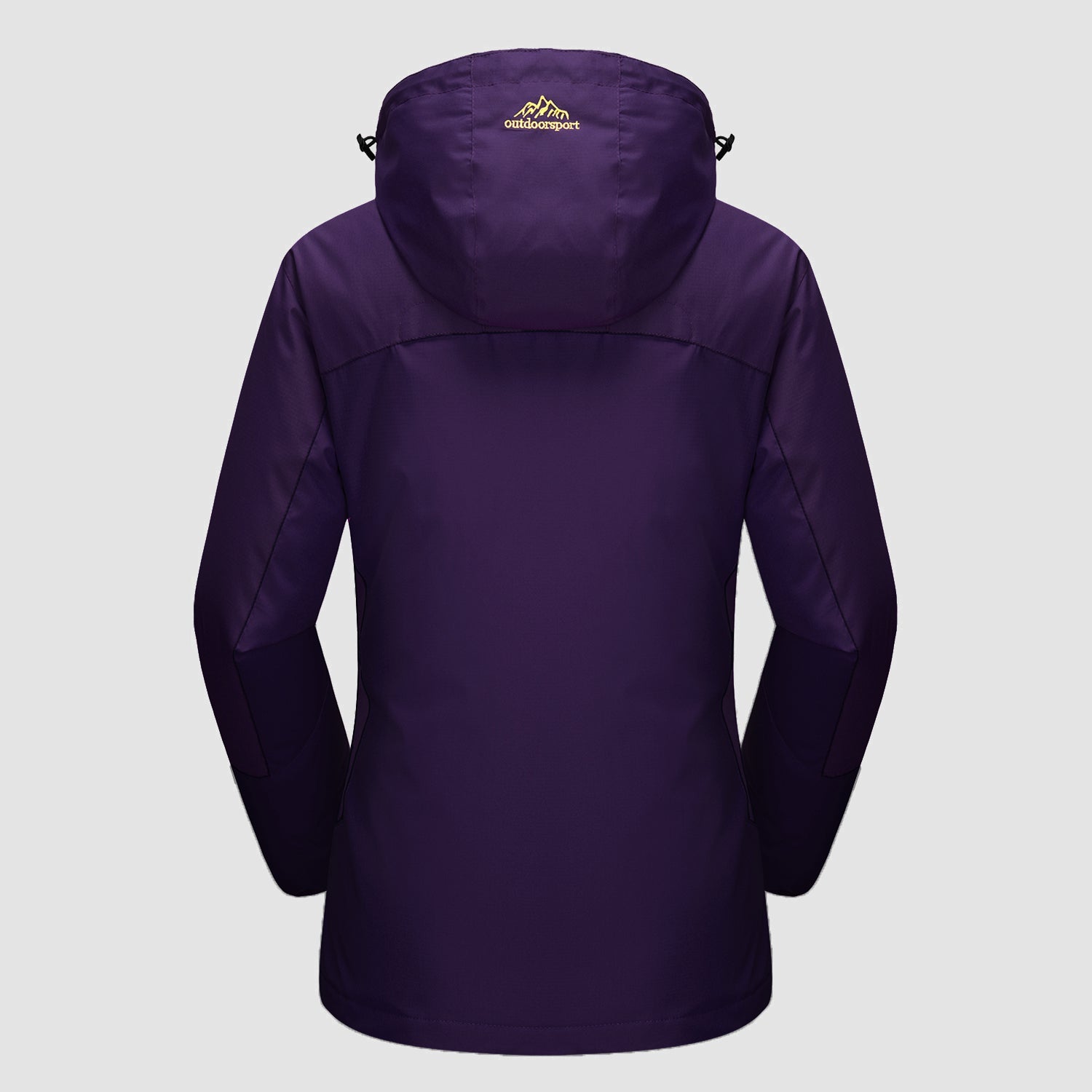 Ski jacket 3-in-1 waterproof fleece-lined in white