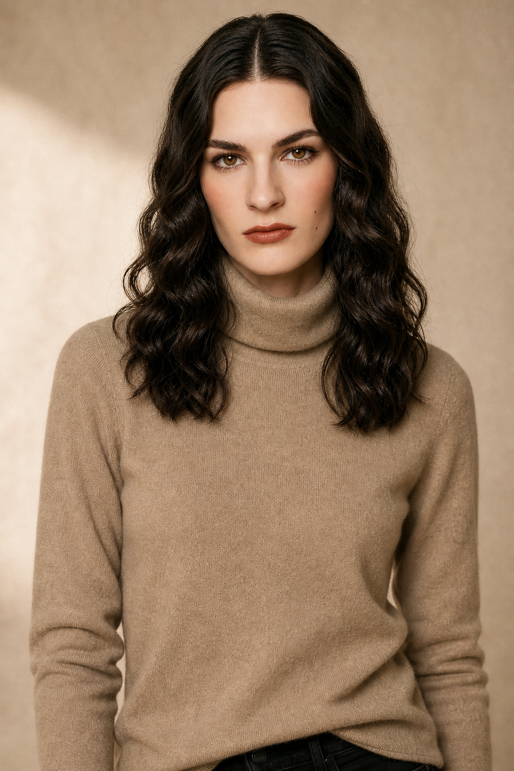 Slim-Fit Knit Turtleneck