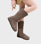 Winter boots suede-look with side zip and anti-slip sole, gallery view 3