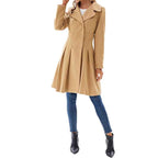 Lapel collar coat with double-button front, alternative colourway