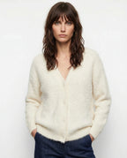 Oversized Fuzzy Knit Cardigan