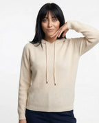 Relaxed Hooded Pullover Knit