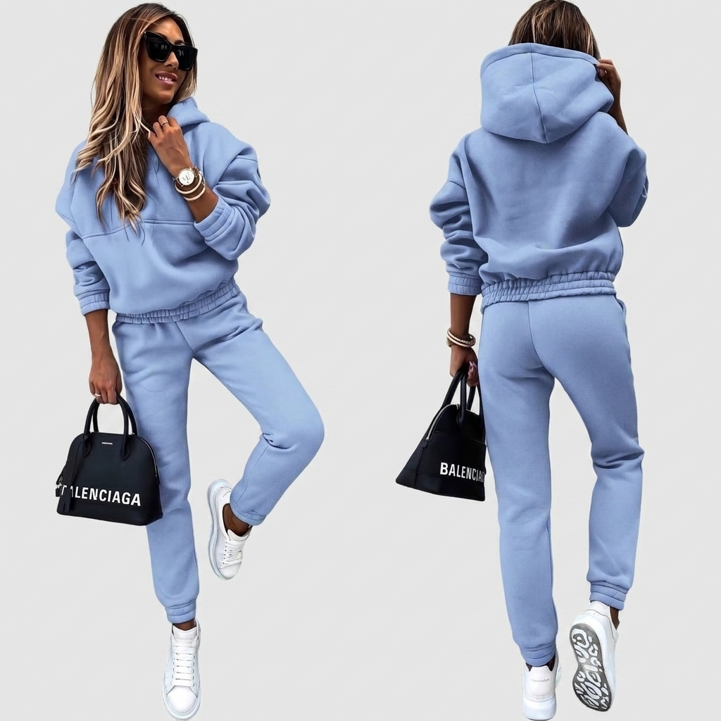 Soft Jogging Two-Piece Set