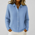 Elegant Cardigan Longline Button-Front