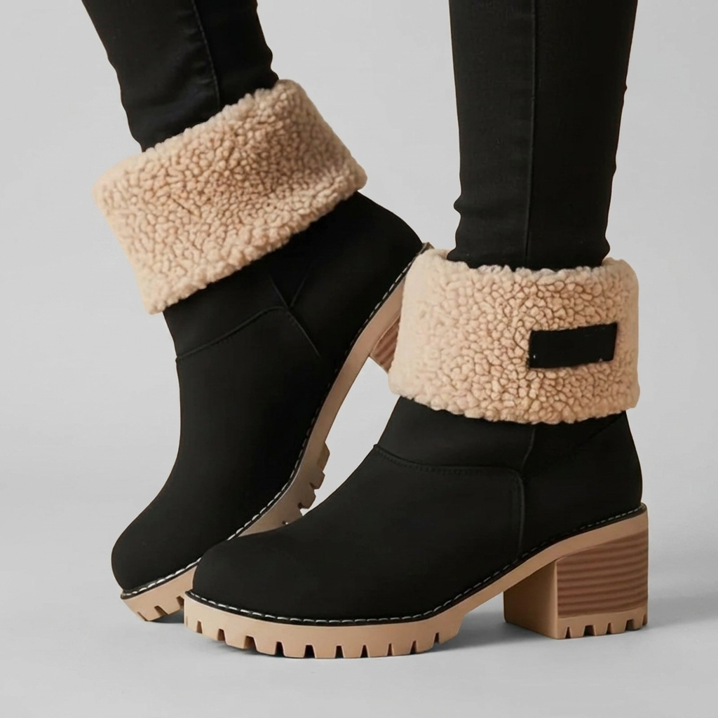 Orthopedic Ankle Boots Sherpa-Cuff