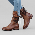 Orthopedic Ankle Boots Lace-Up