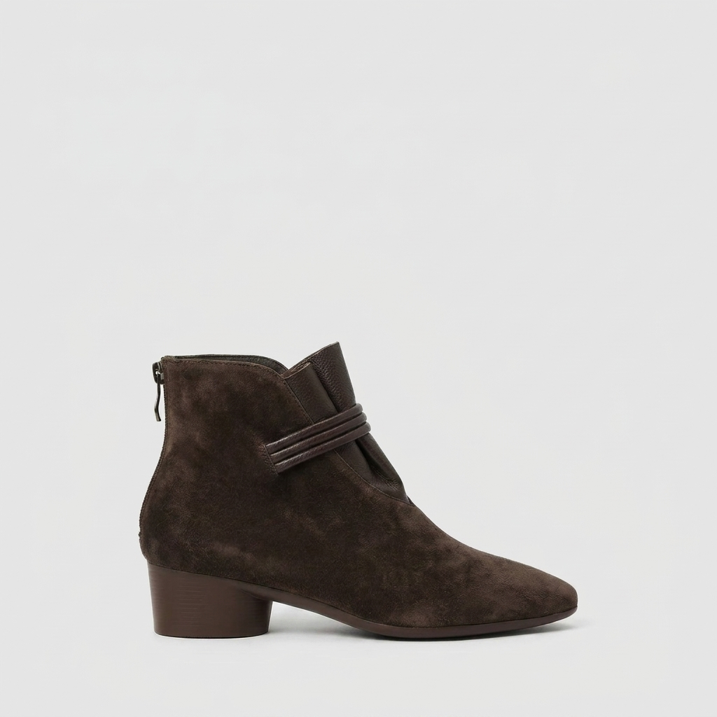 Pointed-Toe Ankle Boots