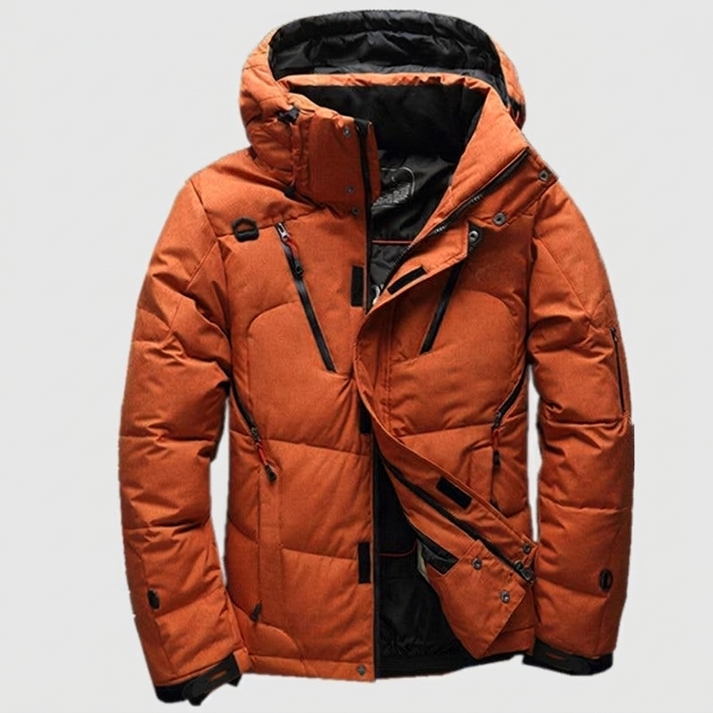 Duck Down Parka Detachable Hood