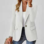 Tailored Blazer One-Button Waisted Fit