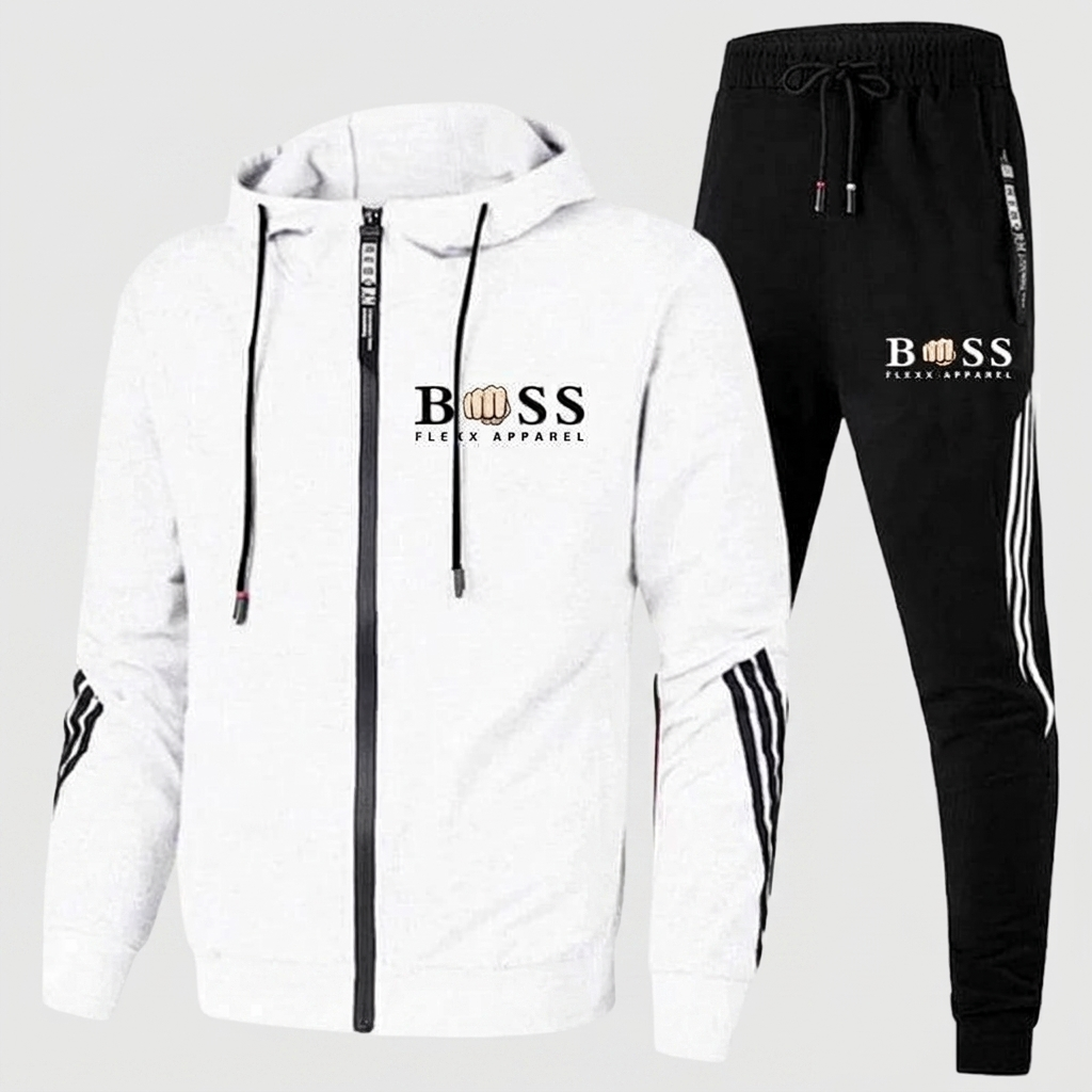 Two-Piece Hoodie Tracksuit Set