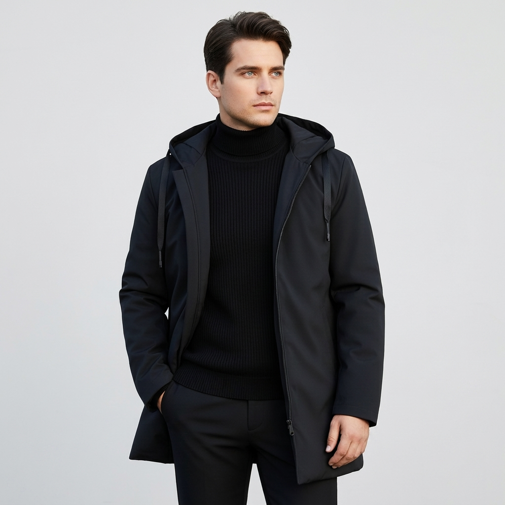 Winter Jacket Hooded Padded Waterproof