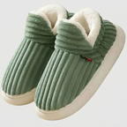 Plush Slippers Cushioned Hard-Wearing Sole