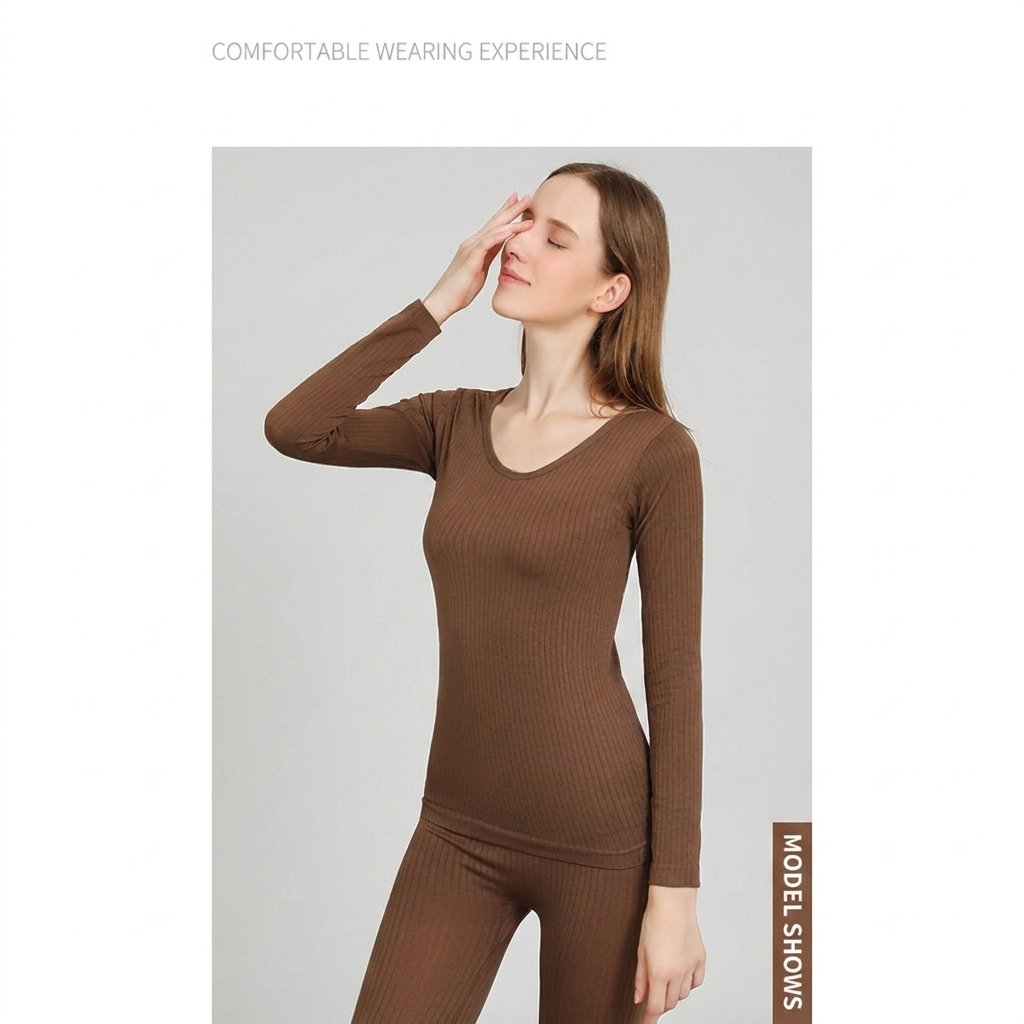 Thermal Underwear Set Shaping Two-Piece