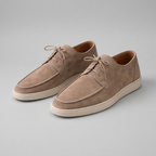 Suede-Look Loafers Lace-Up Everyday Comfort