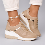 Orthopedic Shoes Wedge Sole Breathable Lace-Up