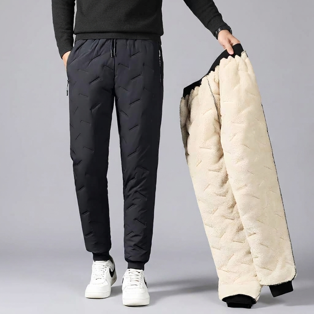 Thermal Fleece-Lined Jogger Pants